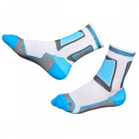 Носки ROLLERCLUB Performance - White/Cyan