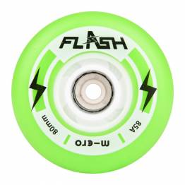Колёса светящиеся MICRO Flash (4 шт) - Green