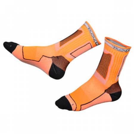 Носки ROLLERCLUB Performance - Neon orange/Black