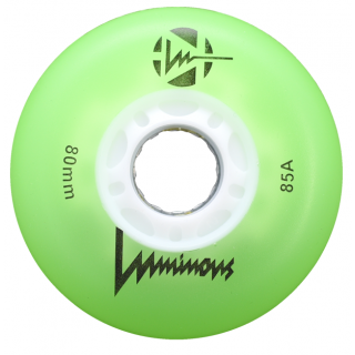 Колёса светящиеся LUMINOUS 85А (4 шт) - GREEN APPLE/GLOW