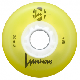 Колёса светящиеся LUMINOUS 85А (4 шт) - Yellow